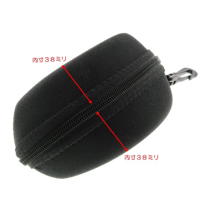 ウレタンセミハードケース2042 クロ 2本入 [メガネケース<>多数収納